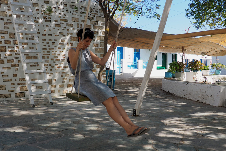 The adult swing in the Dounavi Square